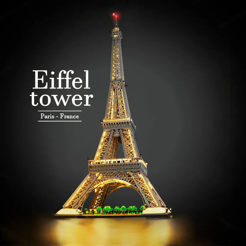 MINISO Led Light for 1.5M Tall PARIS Eiffel Tower Compatible 10307 Home Decor Not Include Building Block (Only Led Light Kit)