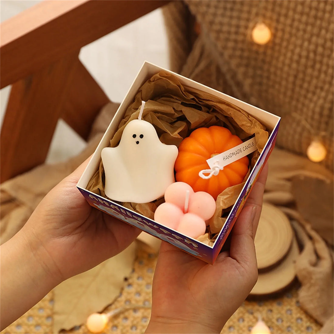 Halloween Ghost Candle Halloween Cartoon Aromatherapy Candle Halloween Party Decorations Candle Atmosphere Home  Decoration Gift