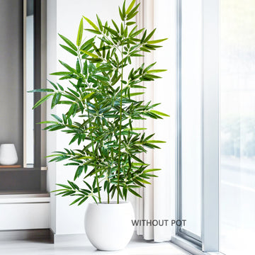 120-240cm/94.48in Artificial Green Bamboo Leaves, Fake Branch Plants, Suitable for Home,  Commercial Office Decoration