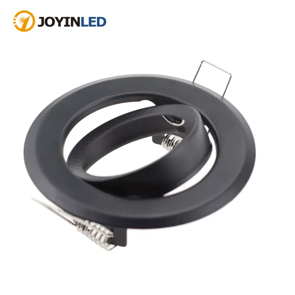 Modern Golden Metal Frame Trim Kits Recessed Ceiling Lights Gu10 Fitting Round MR16 GU10 Led Spotlight Bulb Holder Frame