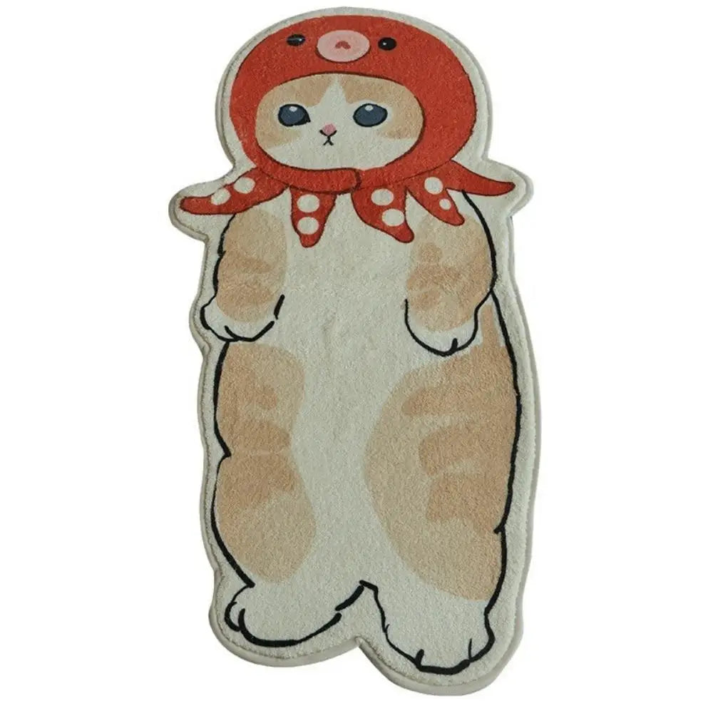Cute Cat Carpet, Bedroom Sofa, Coffee Table Carpet, High-End Carpet, Furniture Decoration