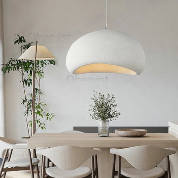 Japanese Wabi Sabi Chandelier Modern LED Pendant Light For Dining Living Room Bedroom Bar Designer Homestay E27 Hanghing Lamp