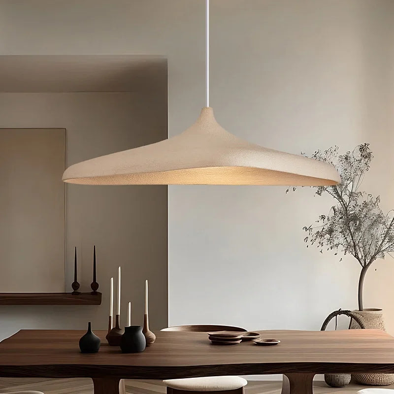 Japanese Wabi Sabi Style Led Pendant Lights Living Dining Room E27 Ceiling Chandelier Home Decor Bedroom Hanging Lamp Luminarias