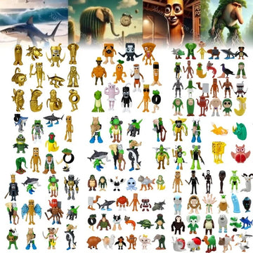 Italian Brainrot AI  Animals Tung Tung Tung Sahur Figure Tralalelo Tralala Figurine Doll Toy Desk Decoration Model Ornament Gift