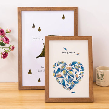 Picture Frame MDF 30X40cm 21x30cm 15X20cm A4 A8 Square Tabletop Photo Frames Wall Art Poster Display Bedroom Home Decor