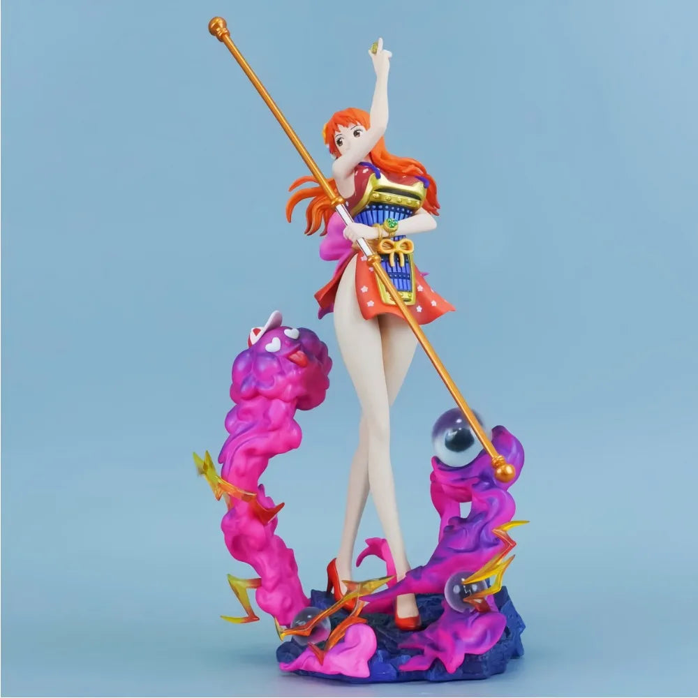 30cm/11.81in Anime ONE PIECE Figure Nami Action Figures Pvc Statue Desktop Ornamen Collection Model Toys Gifts
