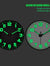 1 PC Luminous Wall Clock Light In Dark Night Digital Quartz Movement Bedrooms Living Room Study Loudspeaker Mute Clock