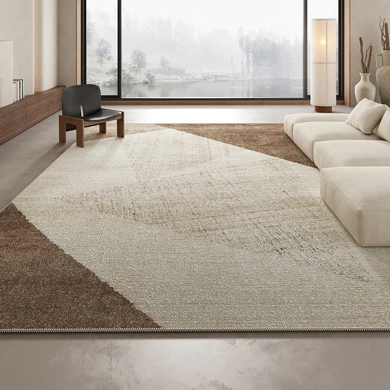 VIKAMA Simple Living Room Carpet Light Luxury Premium Feeling Non-Slip Floor Mat Large Sofa Coffee Table Blanket Home Decoration