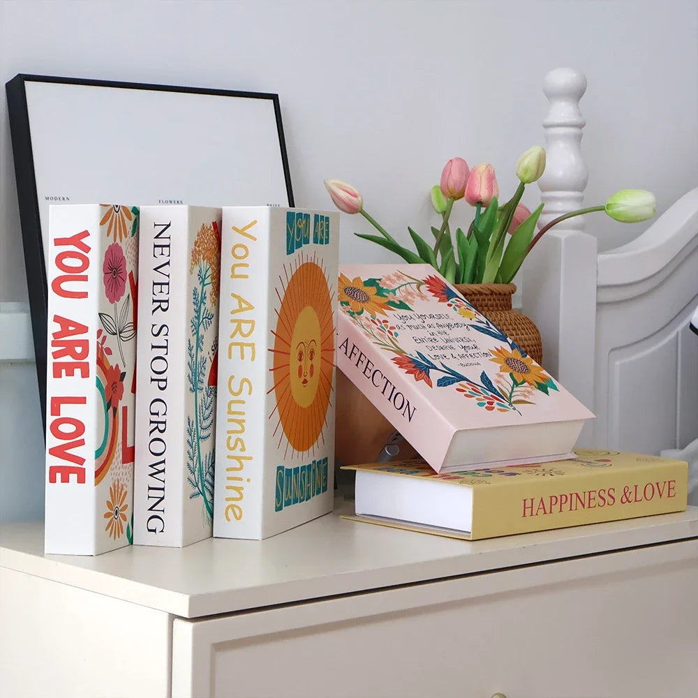 Luxury Decorative Book Home Decoration Fake Books Coffee Table Book Decoration Aesthetic Books  TV Rack Decoration  Prop Book