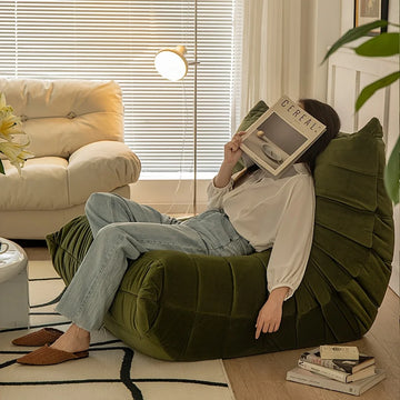 Luxury Lazy Sofa Lounge Lounger Compressed Soft Sofa Chair Living Room Chair Bedroom Couch Lounge Anti Cat Scratch Material