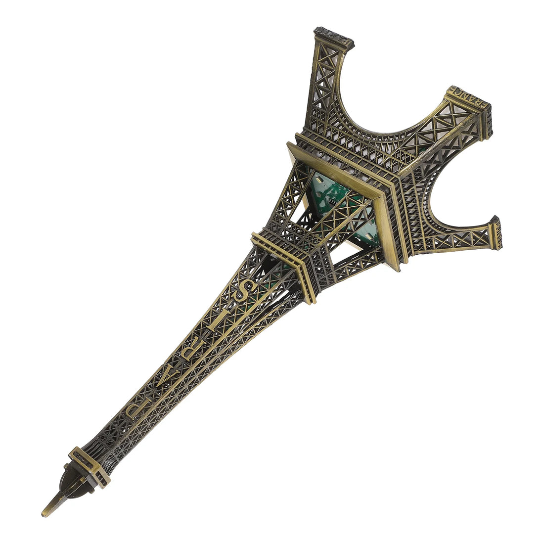 Led Light Paris Eiffel Tower Wedding Decoration Architecture Metal Crafts Vintage Model Desktop Decoration Travel Souvenirs