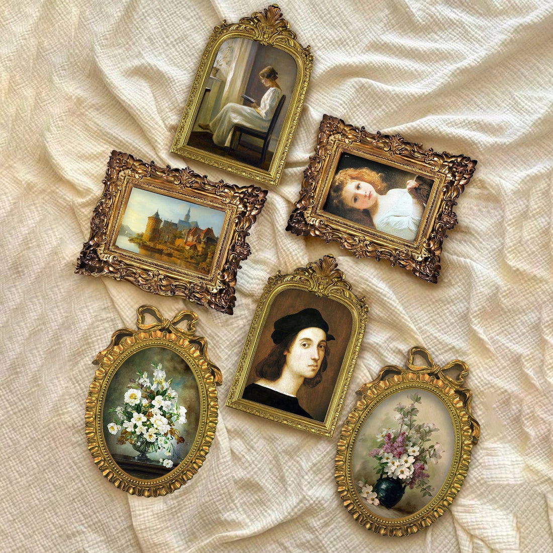 Vintage European Resin Photo Frame Baroque Table Wall Hanging Antique Home Decor Wedding Gift Elegant Classic Gallery Display
