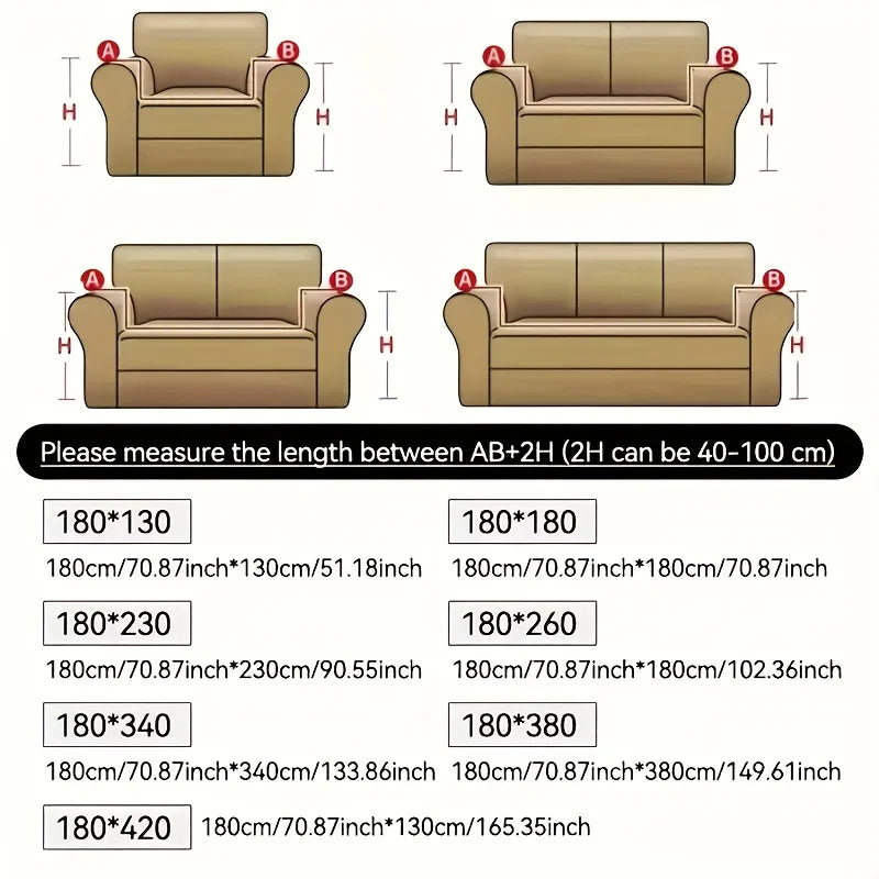 1PC-Advanced chenille Sofa Towel Anti Cat Scratch Sofa Cover Fabric Four Seasons Universal Sofa Towel Full Pack Sofa Cover