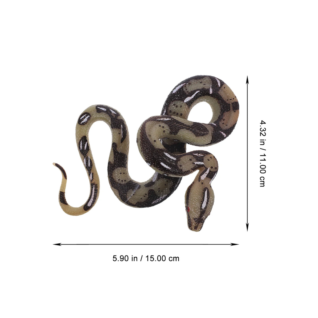 High Simulation Python Model Toy Big Realistic Snake Halloween Tricky Creepy Prank Scary Snake Toy
