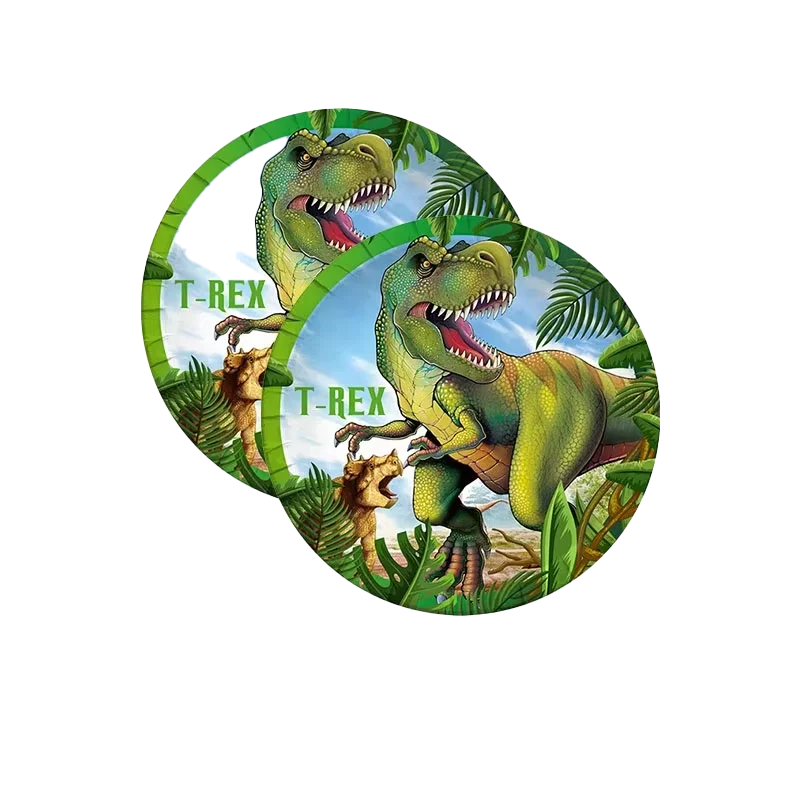 Dinosaurs Birthday Party Supplies Gift Bag Plates Candy Box Cake Toppers For Kids Birthday Party Decoration Favors Baby Shower