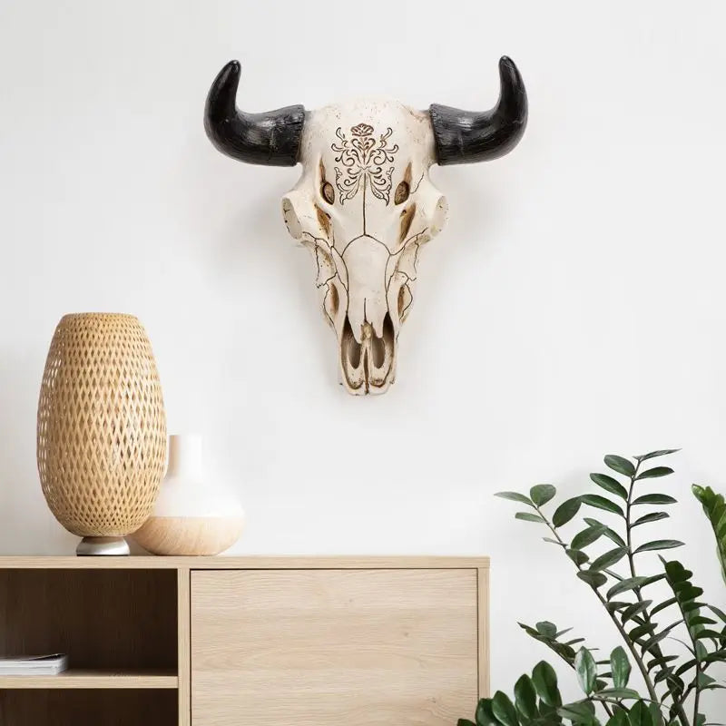 American Style Rural Retro Skull Cow Head Wall Hanging Ethnic Style Bar and Homestay Wall Decoration Pendant