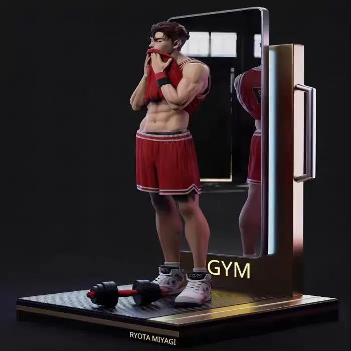 34cm Anime The First Slam Dunk Figures Miyagi Ryota Figure Fabric Pants Pvc Model Gk Statue Collectible Toy Decoration Doll Gift
