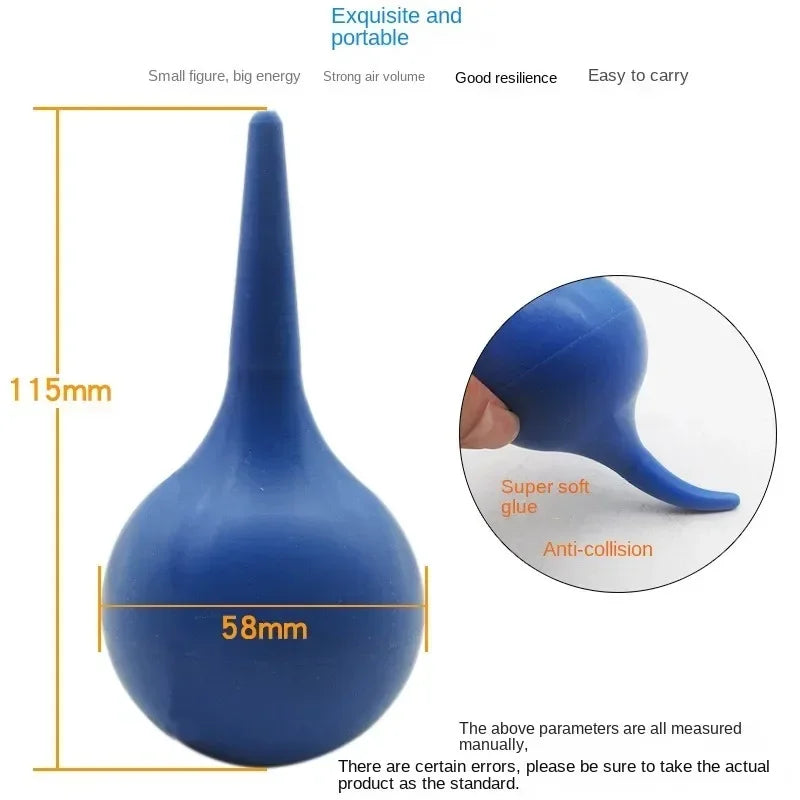 Ear Wax Removal Irrigation Cleaning Kit Ear Syringe Bulb Air Blower Pump Dust Cleaner Earwax Remover Rubber For Adult Kid