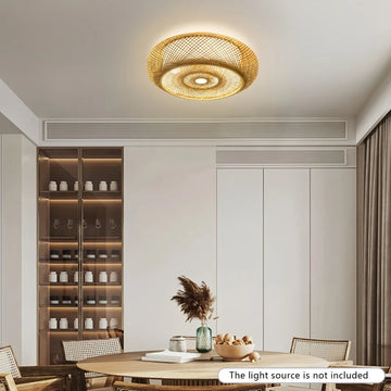 Vintage Bamboo Ceiling Lights Chinese Style Hanging Ceiling Lamp for Living Room Dining Room Kitchen Light Fixture E27 Hanglamp