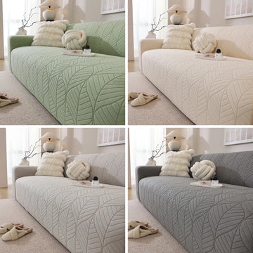 Anti slip sofa cushion cover Jacquard fleece sofa cover Elastic detachable sofa cover Pet and children's furniture protective