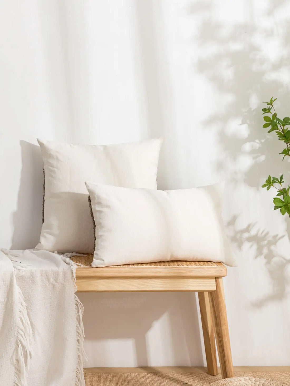A coffee orange pillowcase with Nordic ins wind loop velvet craftsmanship sofa, bedroom cushion cover