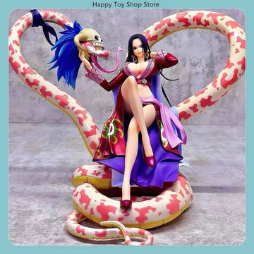 One Piece Boa Hancock Sitting Pose 20cm Anime Figure Statue Desktop Decoration Gift