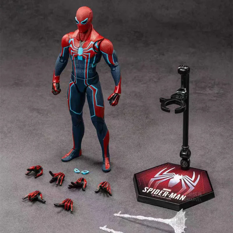 ZD TOY SpiderMan Series PS4 Game Spiderman SpiderMan Anti-OCK suit SpiderMan Velocity suit SpiderMan 2099 suit Miles Morales