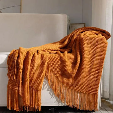 room tassel towel blanket sofa towel bedside blanket bedside flag hotel blanket