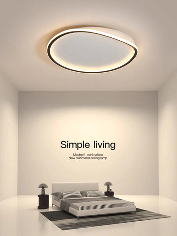 Modern Creative LED Ceiling Lamp Dimmable Living Room Decoration Ceiling Chandelier Home Master Bedroom Children's Study Fixture