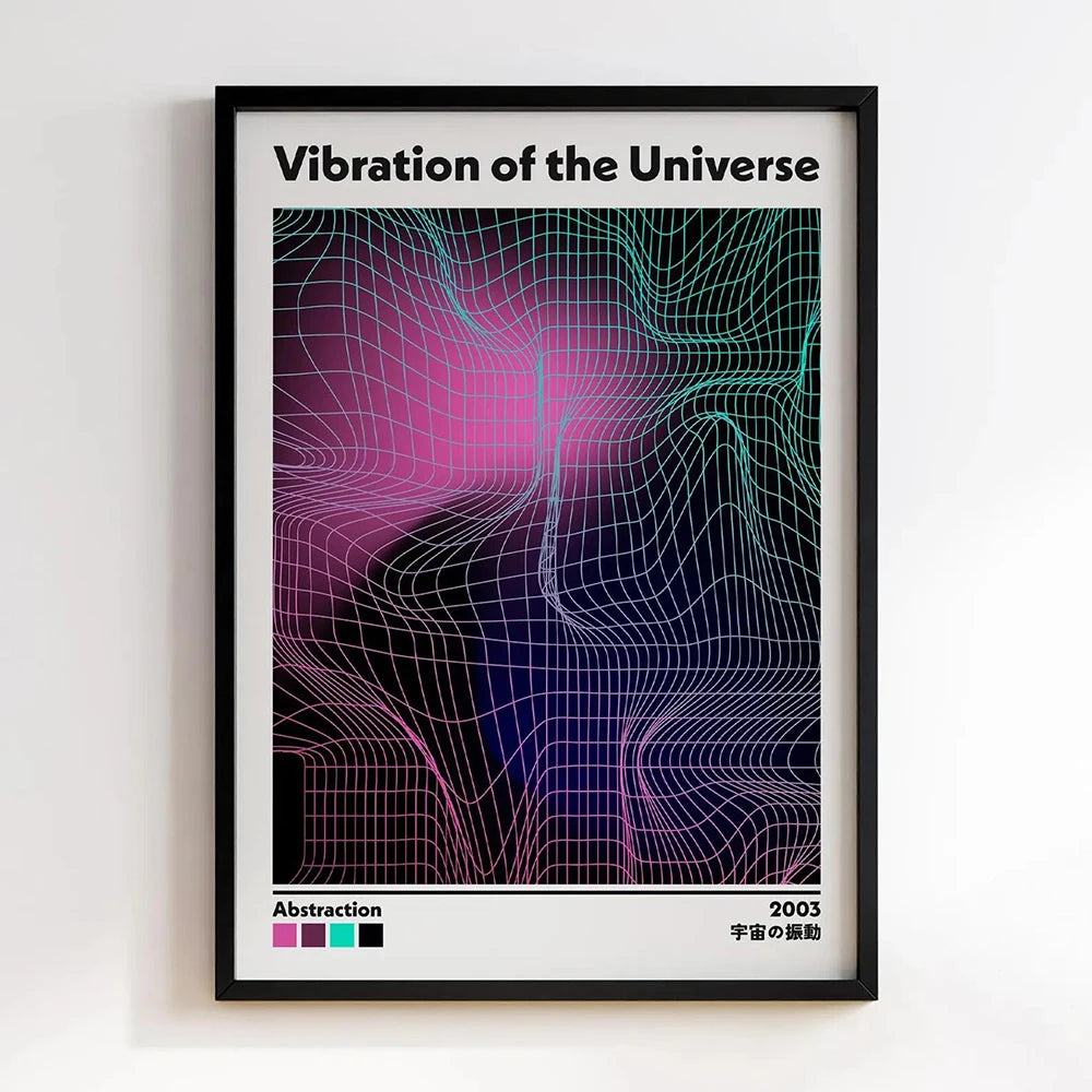 Retro Abstract Dopamine Classic Poster Minimalist Poster High Quality Printing Decoration Painting Home Decoration, Frameless