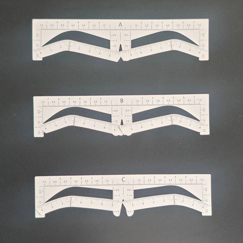 Disposable Airbrush Eyebrow Sticker Brow Mapping Guide Brow Shaping Stencil Brow Shape Tape PMU Microblading Accessory Supplies