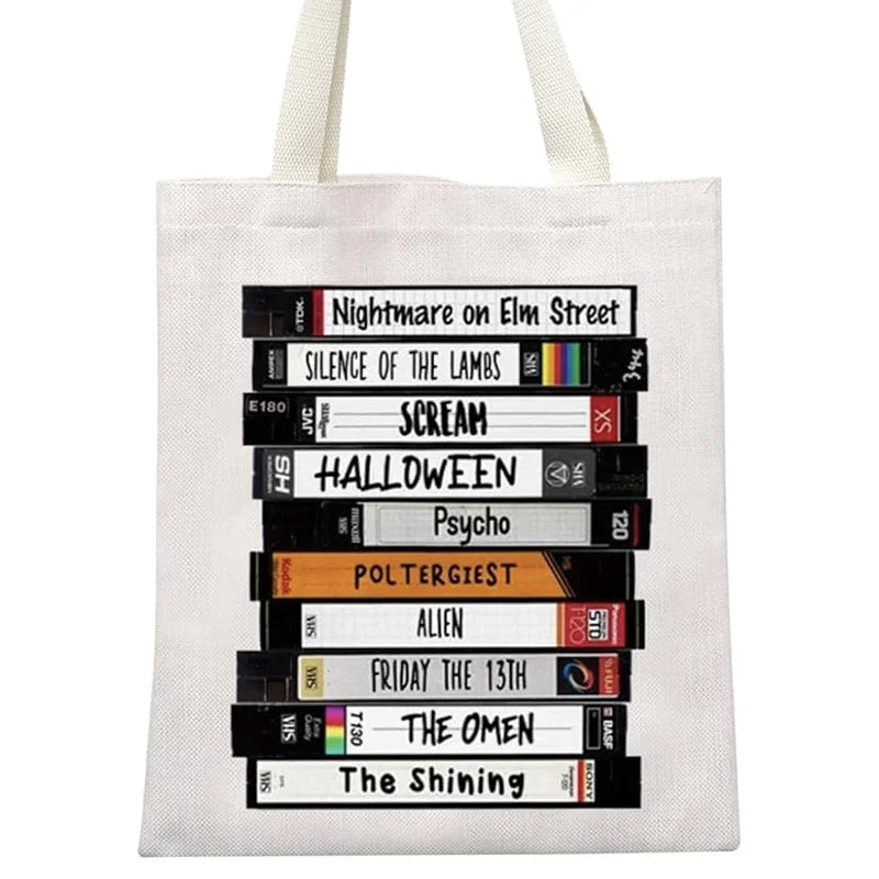 Horror TV Show Halloween Party Gift Tote Bag Merchandise Serials Killer Inspired Horror Movie Lover Gift Scary Party Supplies