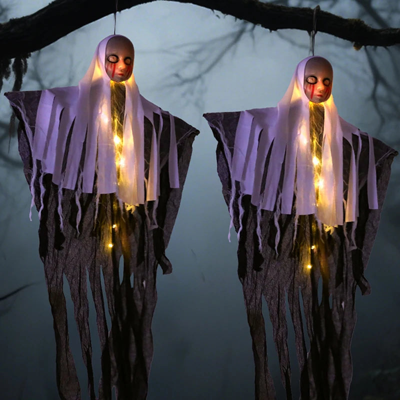 Day of The Dead Mexico Halloween Decoraiton 2025 Hallowen Hanging Flags Ghost Skeleton Decor Home Decor