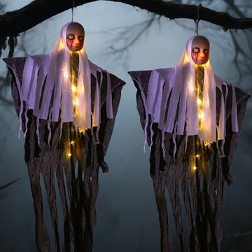 Day of The Dead Mexico Halloween Decoraiton 2025 Hallowen Hanging Flags Ghost Skeleton Decor Home Decor