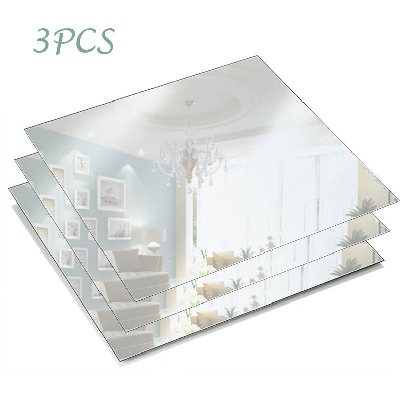 200mm Round Mirror Acrylic Tray for Wedding Decorations Decor Candle Tray Plate Baby Shower Parties Centerpieces 2mm thickness