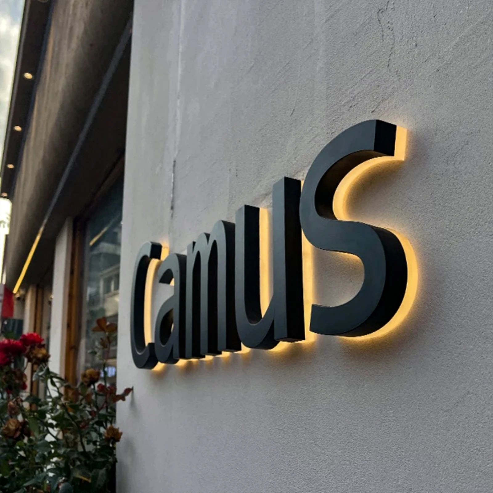 3D Led Channel Letters Sign Lighted Outdoor Advertising Logo Business Signs Outdoor Lighted Letters Signs for Buildings