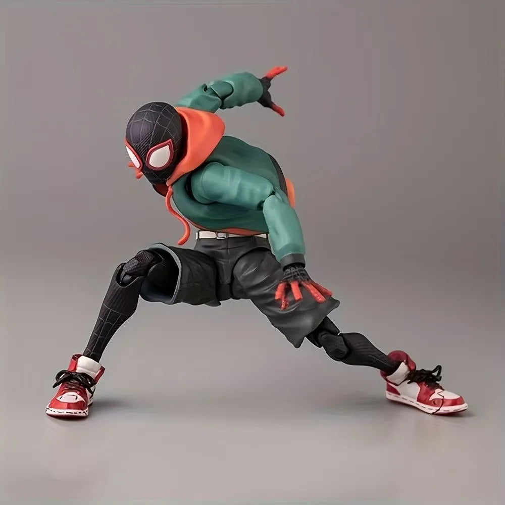 HOT 2026 New Thousand Value Practice Parallel Universe Miles Spider Man Super Mobile Handheld Toy Marvel Doll Model Gift