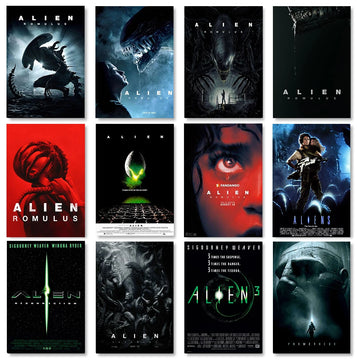 Alien Movie Art Poster 1979-2024 Alien Poster Art Printing Decoration Painting Cinema Art Poster Home Wall Decoration Frameless