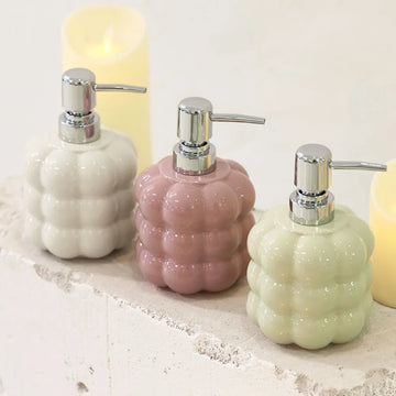 400ml Nordic Dispensers Ceramics Liquid Soap Dispensers Bathroom Shampoo Dispenser for Liquid Soap Shampoo Bathroom Accessories