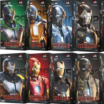 Original ZD Toys Iron Man Tony Stark MK9 MK14 MK12 MK27 MK15 MK35 MK22 MK40 Hammerhead Action Figure Anime Collect Model Gifts