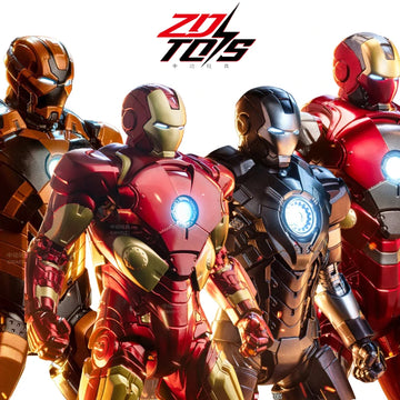 ZD Original Iron Man MK28 Jack MK10 MK18 Cassanova MK19 Tiger 1/10 Armor Marvel legends Avengers Action Figure Toys Model Gift