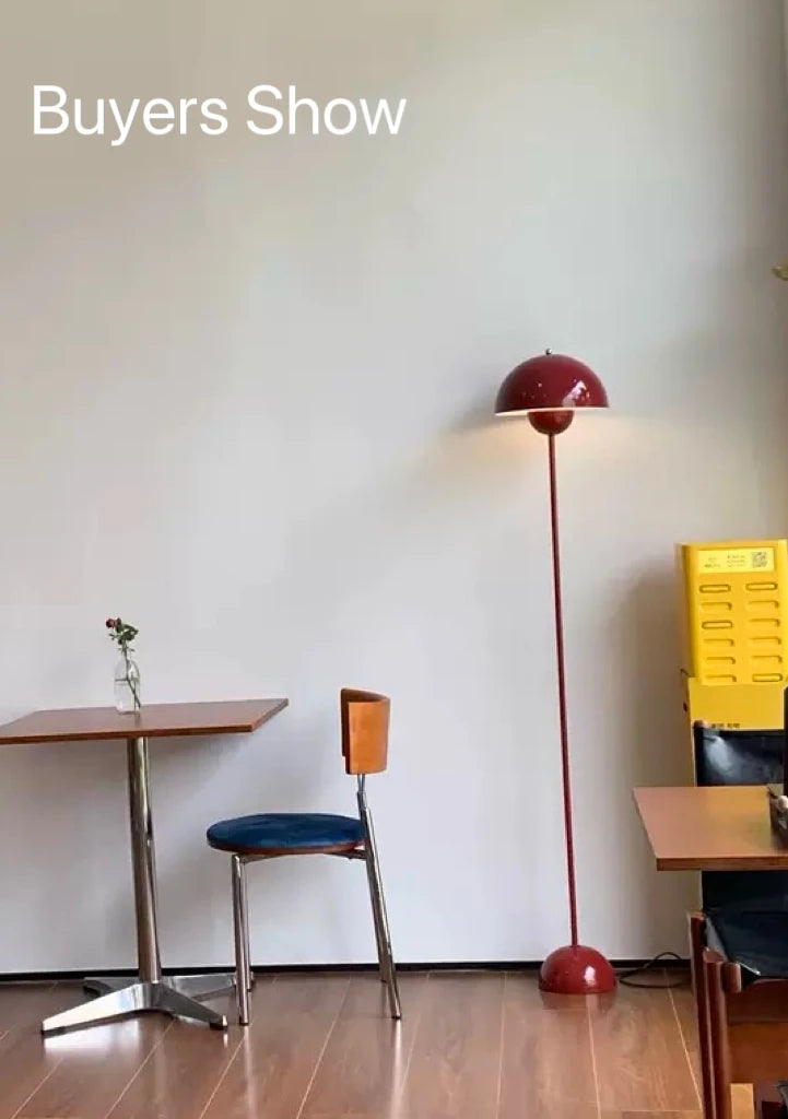 Nordic Danish Cream Style High Quality Bud Led Floor Lamp Mushroom Light With E27 Bulb For Bedroom Living Room Sofa Decoration