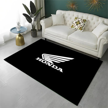 H-Honda HRC Racing Car Moto Sign Carpet Rug for Playroom Bedroom Living Room Sofa Home Decor,kid Area Rug Non-slip Floor Mat