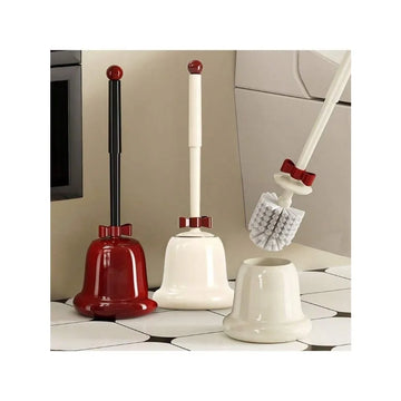 Bathroom Long Handle Toilet Brush Bell Shaped Household Brush Non Perforated Wall Mounted Bathroom Blind Spot Cleaning Brush Set