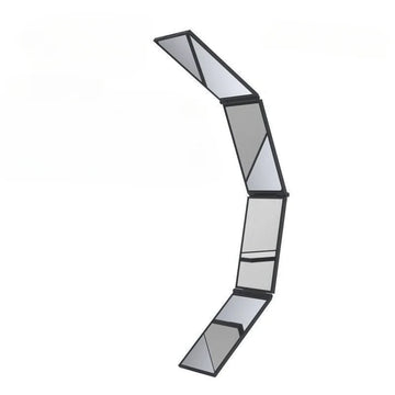 4 Way Mirror Handheld 360 Degree Desktop Portable Foldable Makeup Mirror For Self Hair Cutting Makeup Mirror Beauty Tool