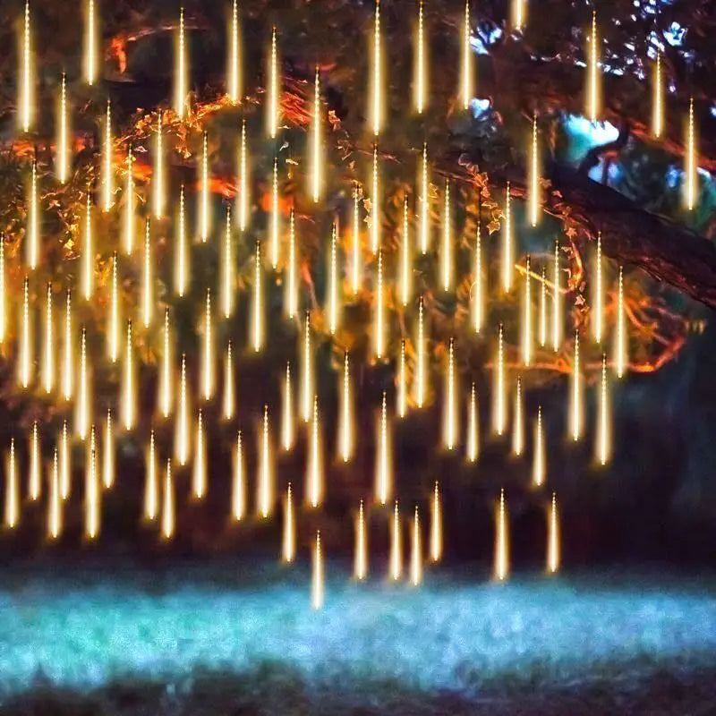 Meteor Shower String Lights Decor Garden Holiday Street Outdoor Wedding Christmas Tree LED Meteor Rain Lights EU Plug/US Plug