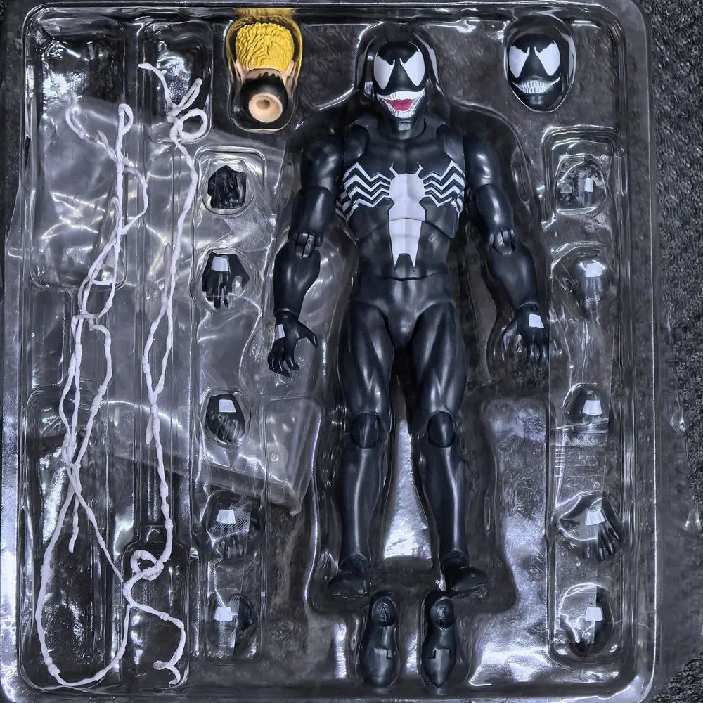 Mafex 088 Venom Action Figure Spider-Man Venom S.h.figuarts Carnage Venom Hand Joint Movable Collection Model Toys Kids Gift