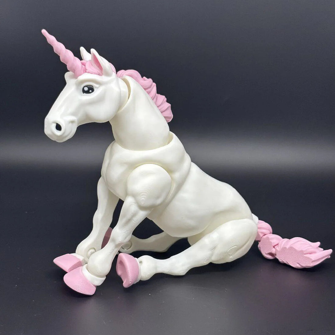 3D Printed Unicorn Figurine , Fantasy Toy , Custom Color Collectible , Gift for Him Home Decor