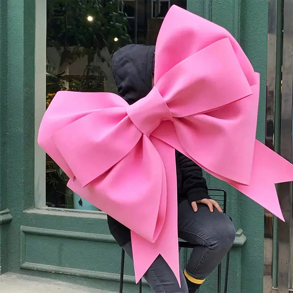 Big Bow Pink Red for or Wedding Arch Bridal Shower Party Birthday Christmas Decoration Door Home Decor Bow Knot