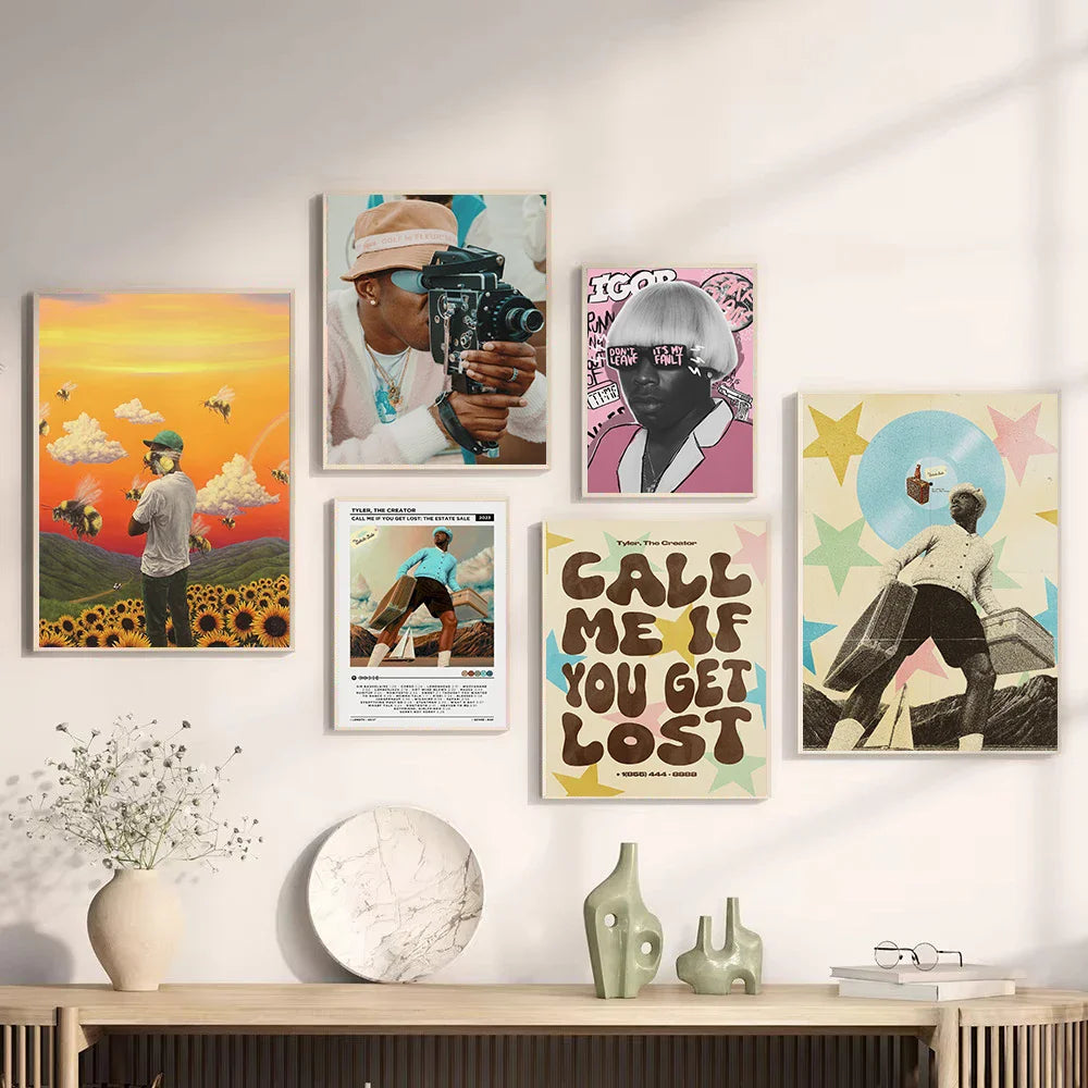 Hip Hop Rapper Tyler The Creator Chromakopia Classic Music Album Poster Canvas Painting Wall Pictures Home Dorm Bedroom Decor